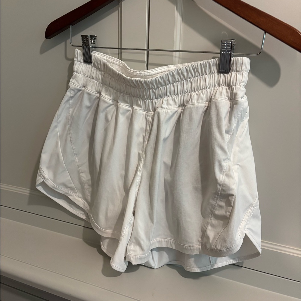 Lululemon Women's White Athletic Shorts